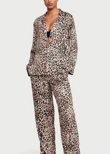 Victorias Secret Leopar Pijama Takımı
