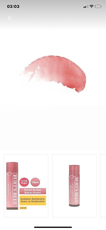 Beden Burts Bees Red Dahlia