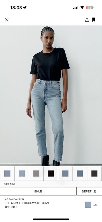 Zara Mom Fit
