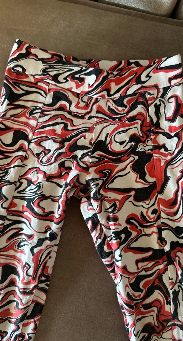 Çocuk Çok Renkli Batik Desenli Uzun Tayt - Görsel 3