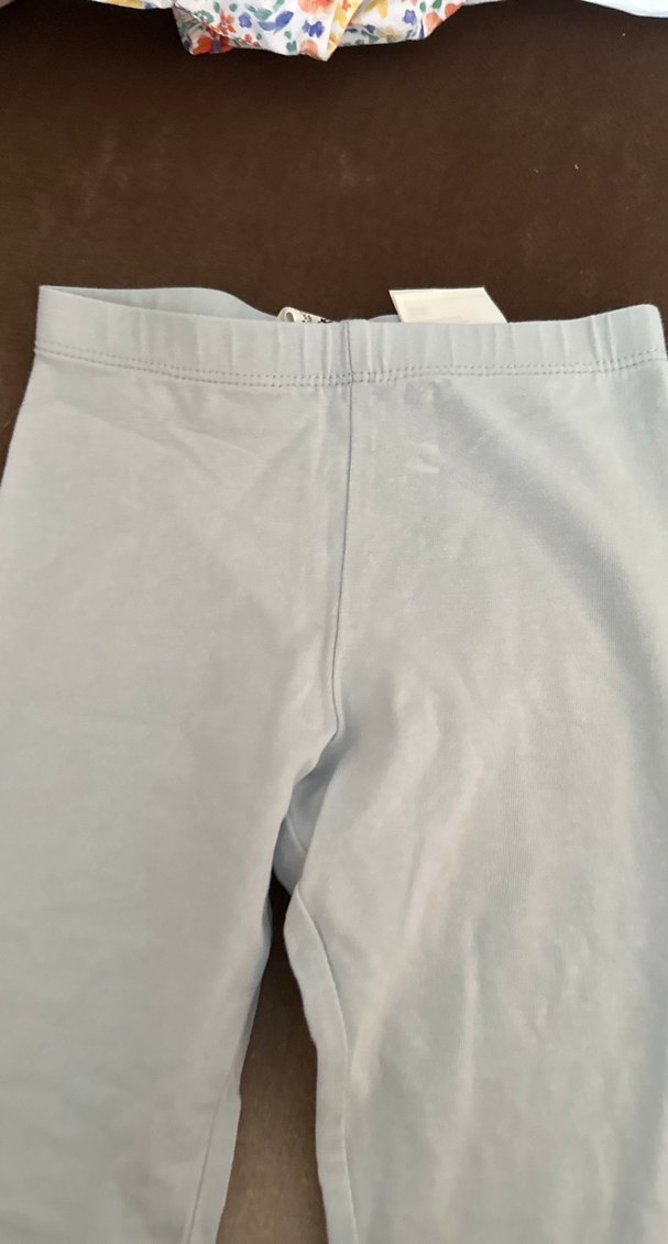 Kız Çocuk Basic Pamuklu Bej Tayt - Görsel 2