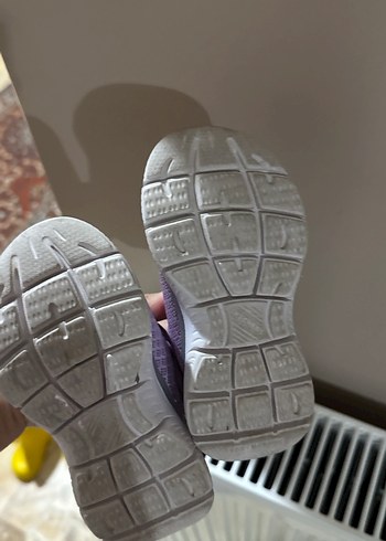 Kız Çocuk Mor Cırtcırtlı Spor Ayakkabı - Görsel 2