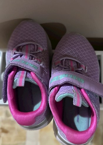 Kız Çocuk Mor Cırtcırtlı Spor Ayakkabı - Görsel 4