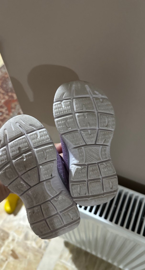 Kız Çocuk Mor Cırtcırtlı Spor Ayakkabı - Görsel 2