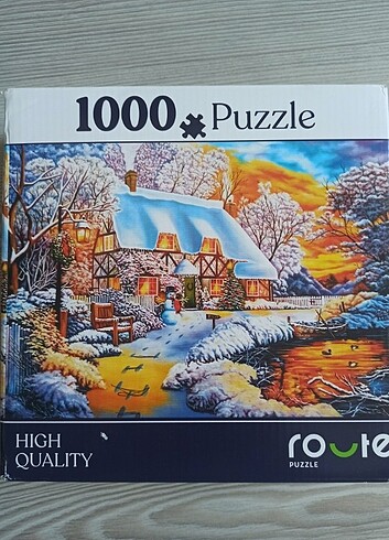  Beden Renk 1000 parça puzzle 