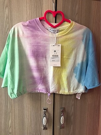 Bershka crop tshirt
