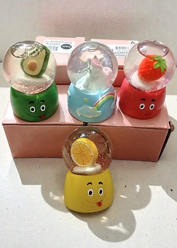 Renkli Meyve Temalı Kar Küreleri - Görsel 6