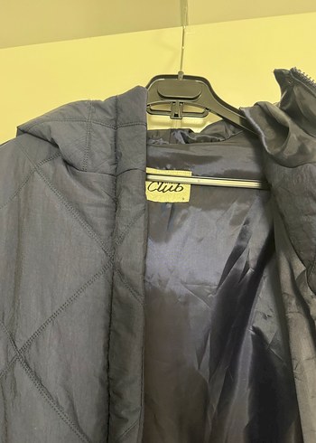 Kadın Lacivert Midi Kışlık Mont - Görsel 4