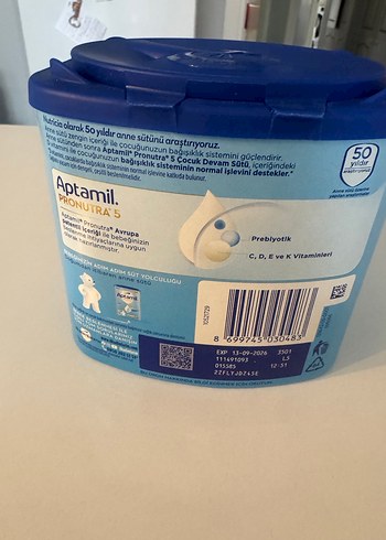 Aptamil Pronutra Bebek Maması 2,3 yaş açıldı bi kere kullanıldı - Görsel 2