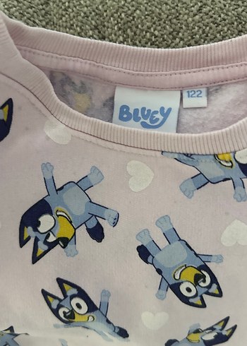 Kız Çocuk Gri Baskılı Sweatshirt - Görsel 3