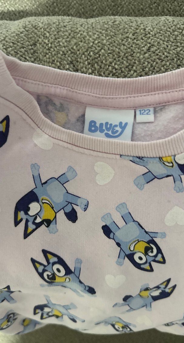 Kız Çocuk Gri Baskılı Sweatshirt - Görsel 3