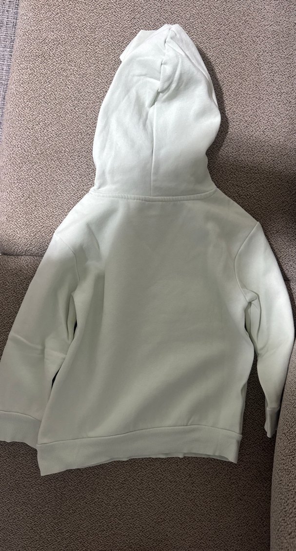 Kız Çocuk Gri Baskılı Sweatshirt Kapüşonlu - Görsel 3