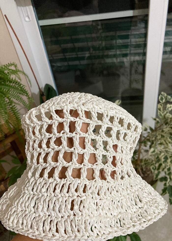 Yazlık 6,7 yaş çocuk şapkası - Görsel 2