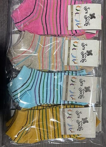 38 Beden çeşitli Renk Çorap 