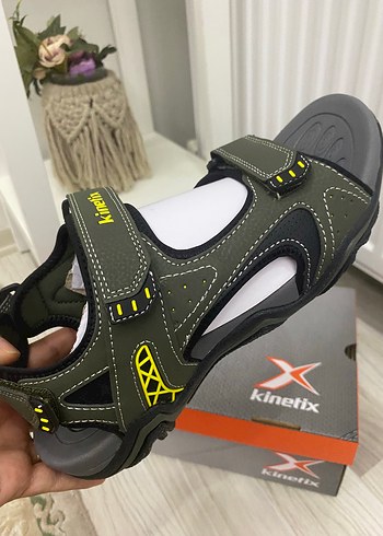 Gri Erkek lumberjack Kayışlı Kauçuk Sandalet
