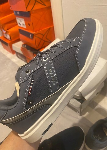 Gri Bağcıklı Erkek Sneakers