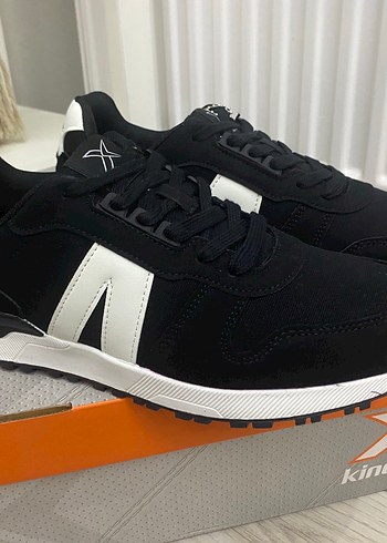 Siyah kinetix spor ayakkabı - Görsel 2