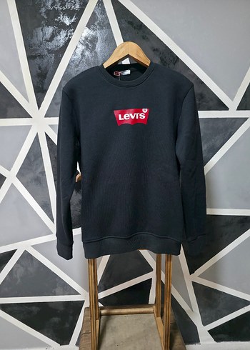 Levis Levi S Siyah Bisiklet Yaka Sweatshirt