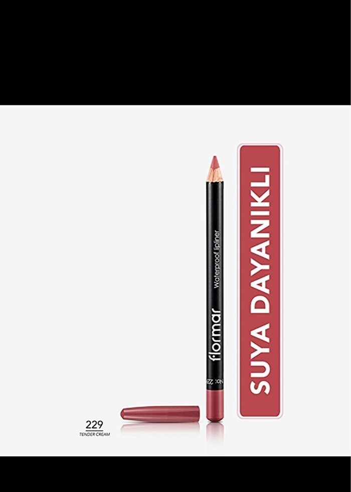 Flormar 229 numara suya dayanıklı dudak kalemi - Görsel 2