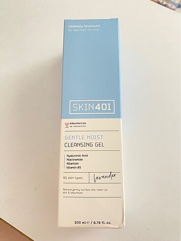 Skin 401 yüz temizleme jeli