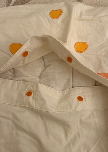 Turuncu Baskılı Çocuk yün yorgan - Görsel 3