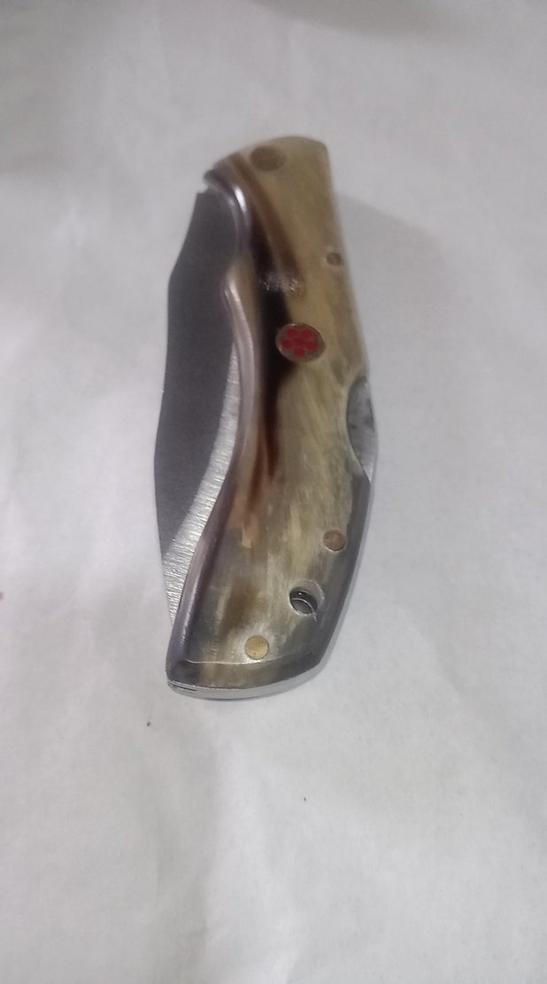 koç boynuzu N60 çelik. avcı çakısı hediyeli - Görsel 4