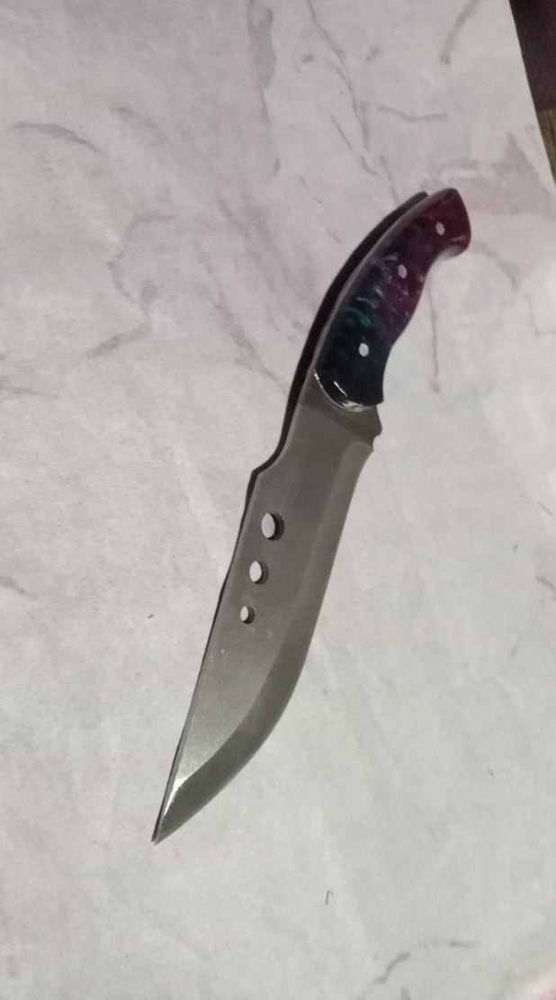 Mor folerasan epoksi bıçak - Görsel 2