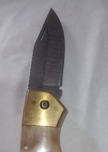 pirinç balcak N690 koç boynuzu. avcı çakısı hediyeli - Görsel 5