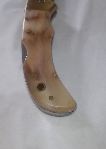 pirinç balcak N690 koç boynuzu. avcı çakısı hediyeli - Görsel 4