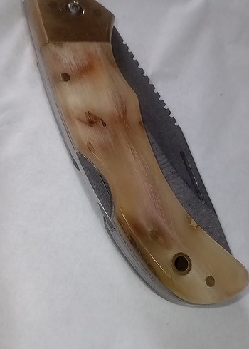 pirinç balcak N690 koç boynuzu. avcı çakısı hediyeli - Görsel 7