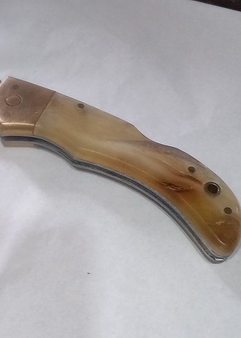 pirinç balcak N690 koç boynuzu. avcı çakısı hediyeli - Görsel 2