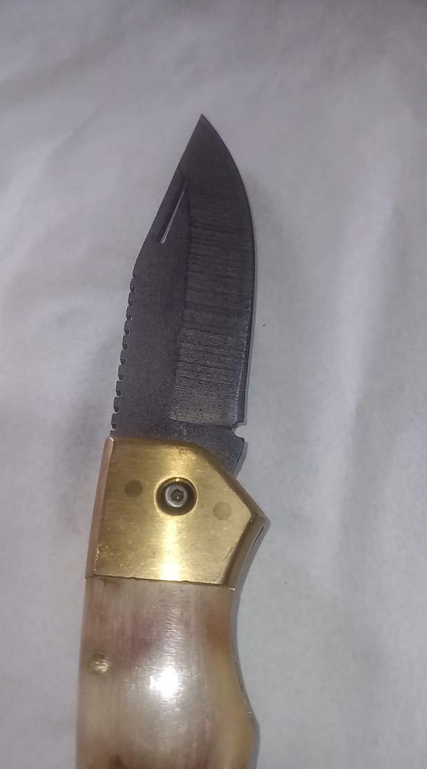 pirinç balcak N690 koç boynuzu. avcı çakısı hediyeli - Görsel 5