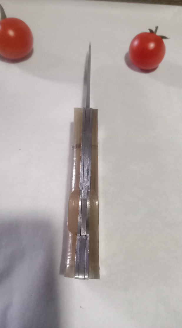 4116 çelik koç boynuzu kabza yanında 20 cm avcı çakısı hediye - Görsel 4