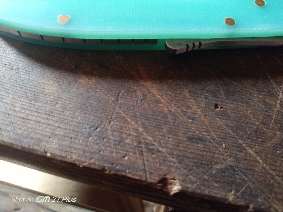 Bordo marka çakı. G10 kabza. 20cm. deri kılıfıyla. - Görsel 2