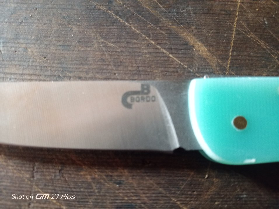 Bordo marka çakı. G10 kabza. 20cm. deri kılıfıyla. - Görsel 5