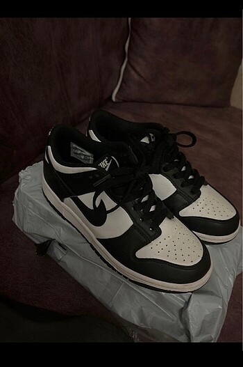 36,5 Beden Orijinal Nike Dunk Panda Low
