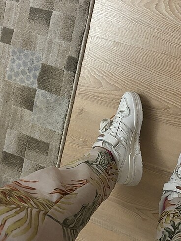 37,5 Beden beyaz Renk Adidas forum low
