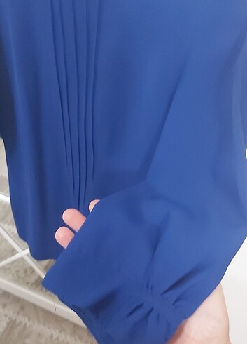 Bluz saks mavi 