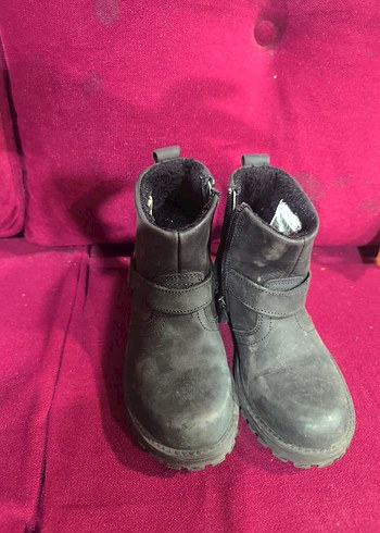 Gri Deri Tokalı Biker Bot - Görsel 2