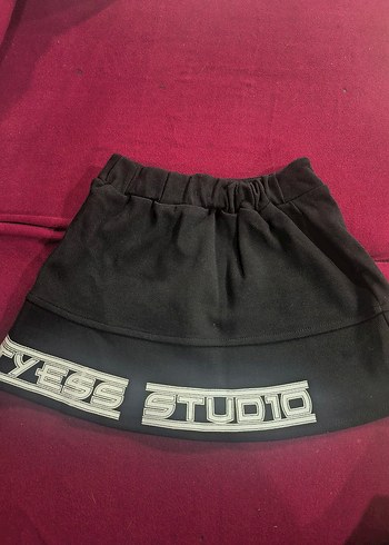 Sokak Stili cocuk Siyah Mini Etek - Görsel 2