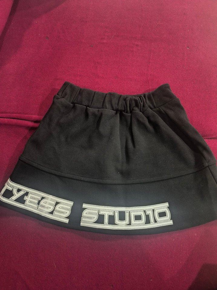 Sokak Stili cocuk Siyah Mini Etek - Görsel 2