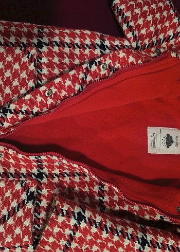 Renkli Desenli çocuk Midi Ceket - Görsel 4