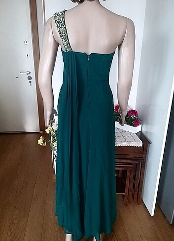 38 Beden yeşil Renk Camella elbise