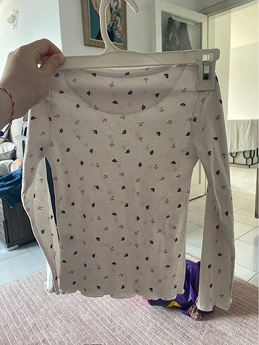 C&A Kız çocuk biyeli kumaş üst