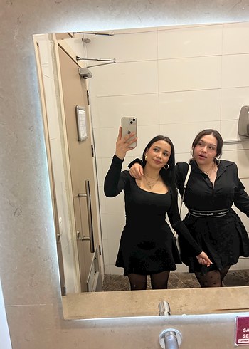 Sagaza elbise siyah mini - Görsel 4