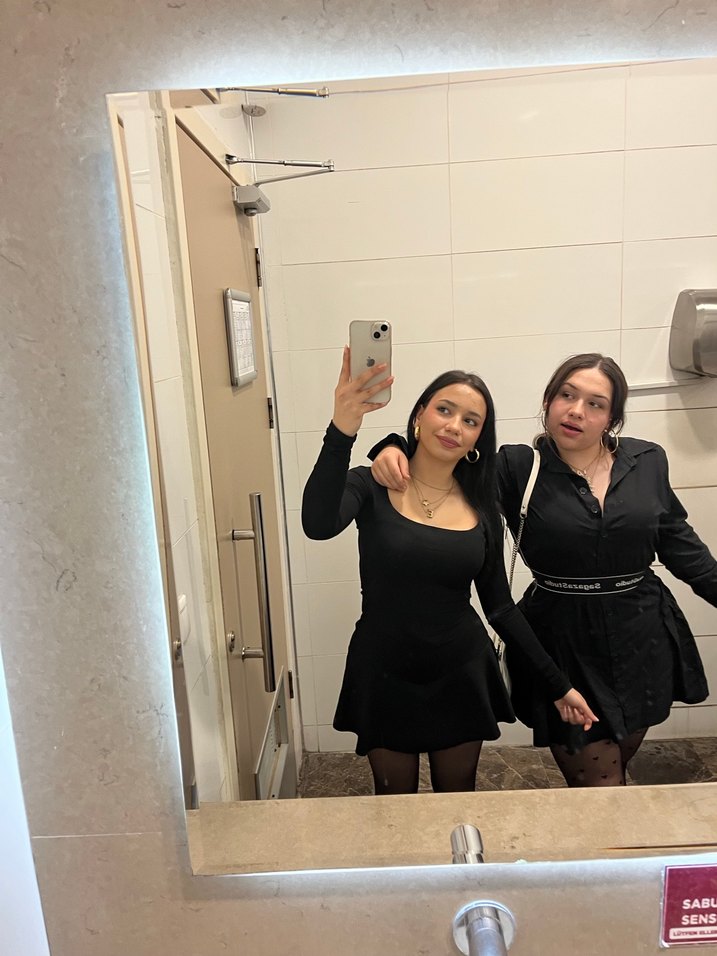 Sagaza elbise siyah mini - Görsel 4