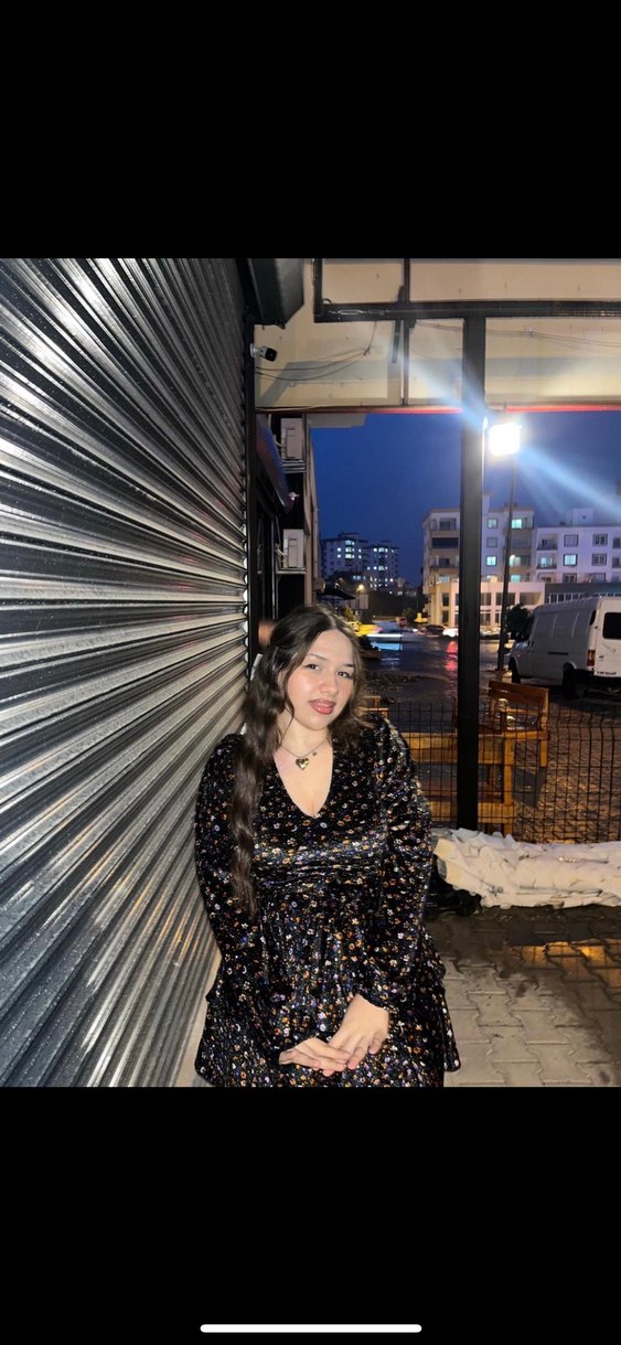 Siyah Simli V Yaka Midi Elbise - Görsel 3