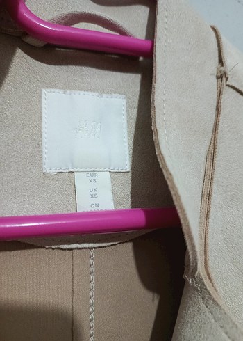 xs Beden ten rengi Renk Bej Süet Kadın Uzun Pardösü kaban