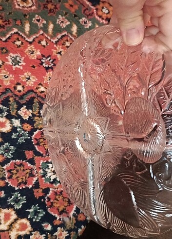  Beden Kristal cam bölmeli tabak 