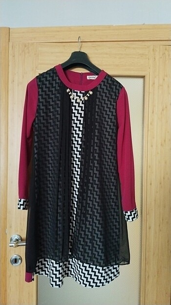 Tüllü tunik